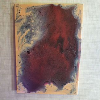 Картина.Холст.Акрил.Флюид-арт Любовь