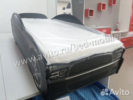 Мебелев Кровать мустанг light черный купить в мск