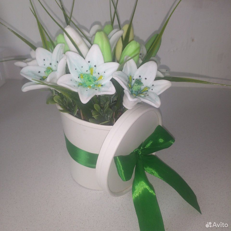 Букет из мыла