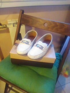 Мокасины Эконика RiaRosa, белые