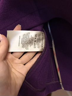 Пальто оригинал дафлкот Burberry it 42 рус 44