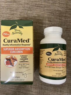 Куркума Куркумин CuraMed 750мг. 120шт Terry Natura