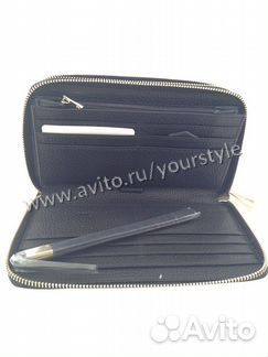 Мужской клатч с двумя молниями Zilli арт.069